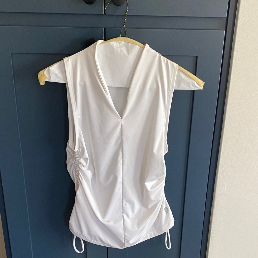 Prince White Sleeveless Tank Top